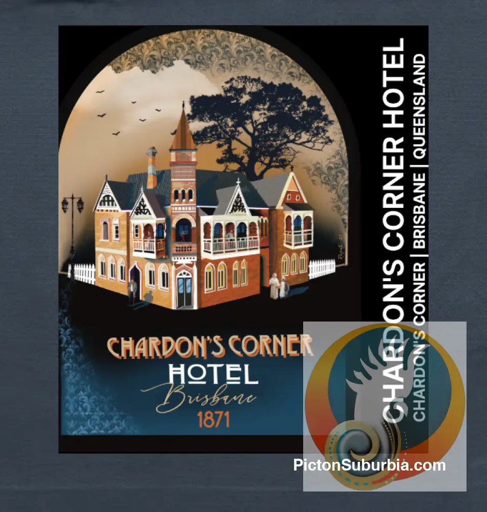Chardon’s Corner Hotel Tote - Petrol Blue - Physical good