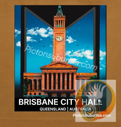 Brisbane CBD: City Hall Tote - Camel - Physical good