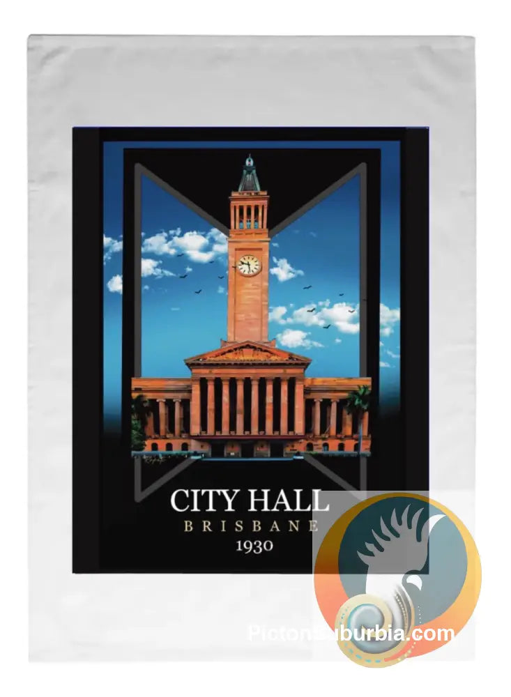 City Hall: Brisbane -Tea Towel - Physical good