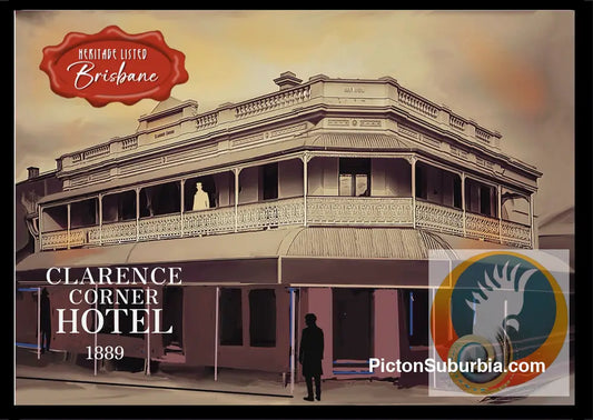 Clarence Corner Hotel 1889: Woolloongabba - Postcard. - Physical good