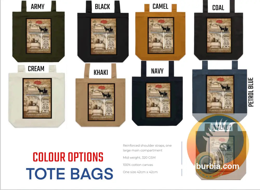 Clarence Corner Hotel(Collage): Woolloongabba - Tote - ToteBag