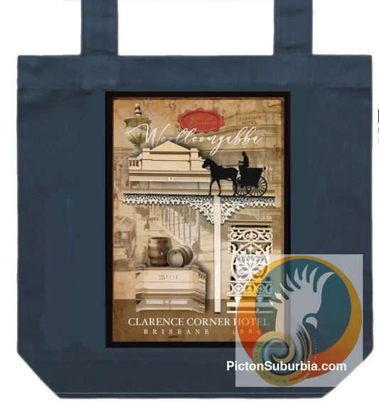 Clarence Corner Hotel(Collage): Woolloongabba - Tote - ToteBag