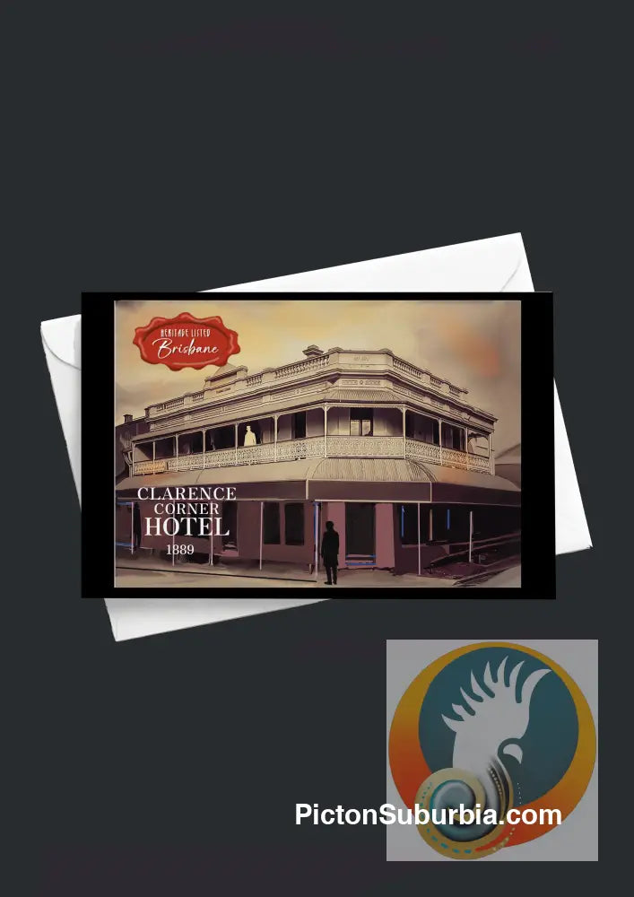 Clarence Corner Hotel Greeting Card Pack / Set of 5 - greeting Card