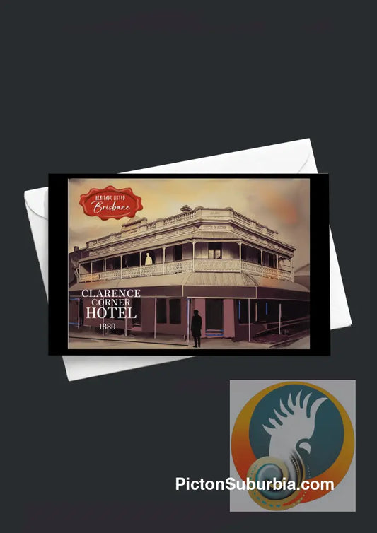 Clarence Corner Hotel Greeting Card Pack / Set of 5 - greeting Card