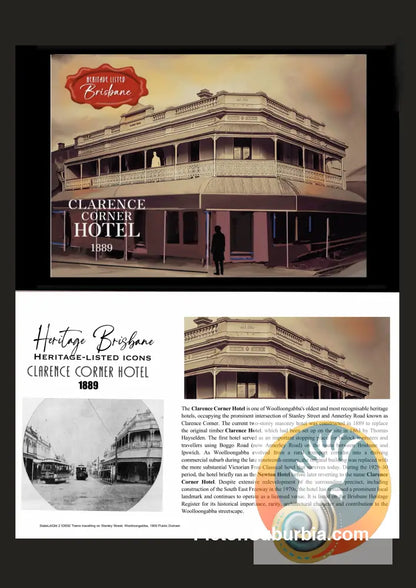 Clarence Corner Hotel Greeting Card Pack / Set of 5 - greeting Card