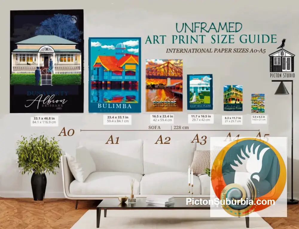 Dutton Park: Suburb Art Print - Art Print