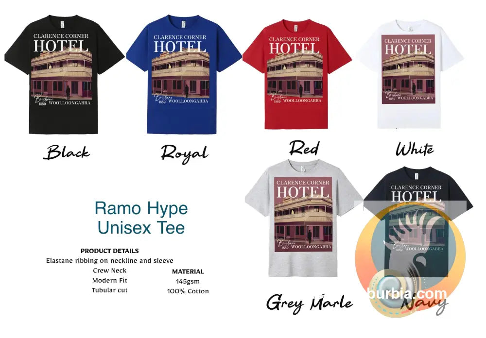 Clarence Corner Hotel: Woolloongabba - Tee - White / S - T-shirt