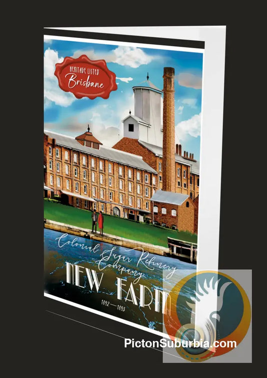 Colonial Sugar Refinery: New Farm: - Greeting card Pack / Set of 5 - greeting Card