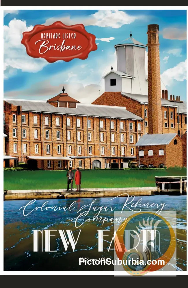 Colonial Sugar Refinery: New Farm: - Greeting card Pack / Set of 5 - greeting Card