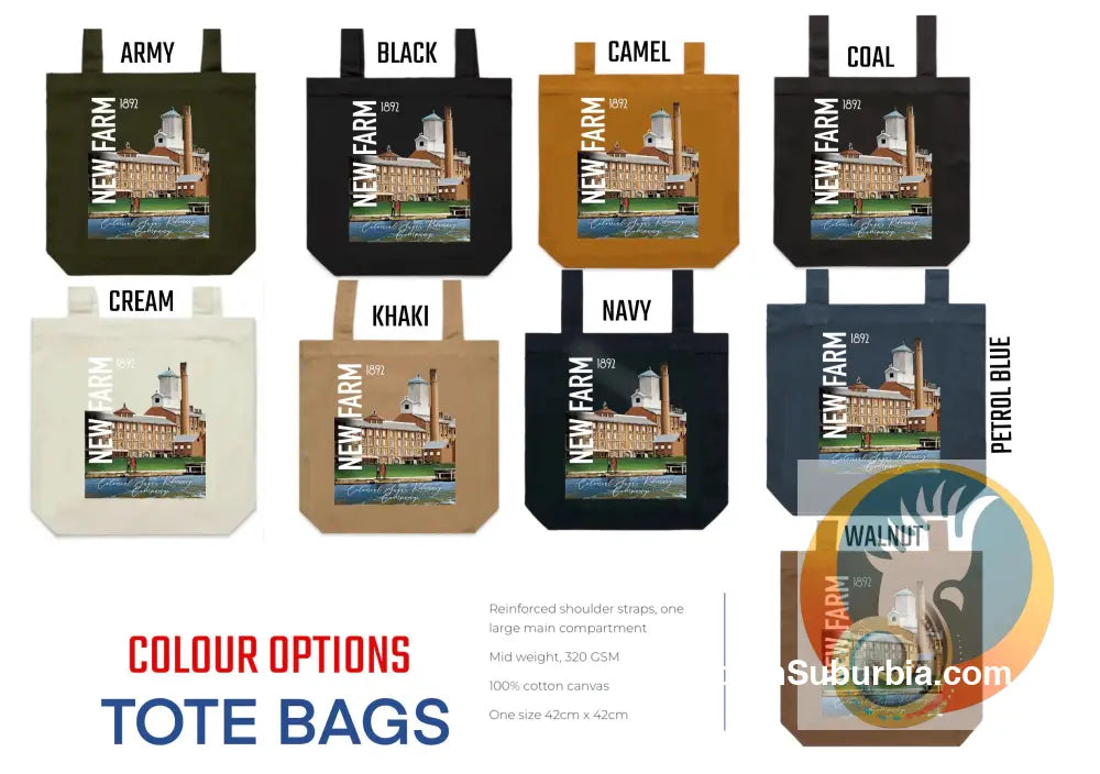 Colonial Sugar Refinery New Farm - Tote - ToteBag