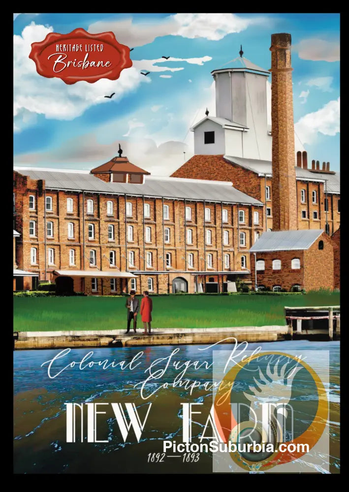 Colonial Sugar Refinery Postcard: (A6 Standard or A5 Larger Card / Set of 5) - A6 Standard - Postcard