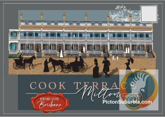 Cook Terrace - Postcard: (A6 Standard or A5 Larger Card / Set of 5) - A6 Standard - Postcard