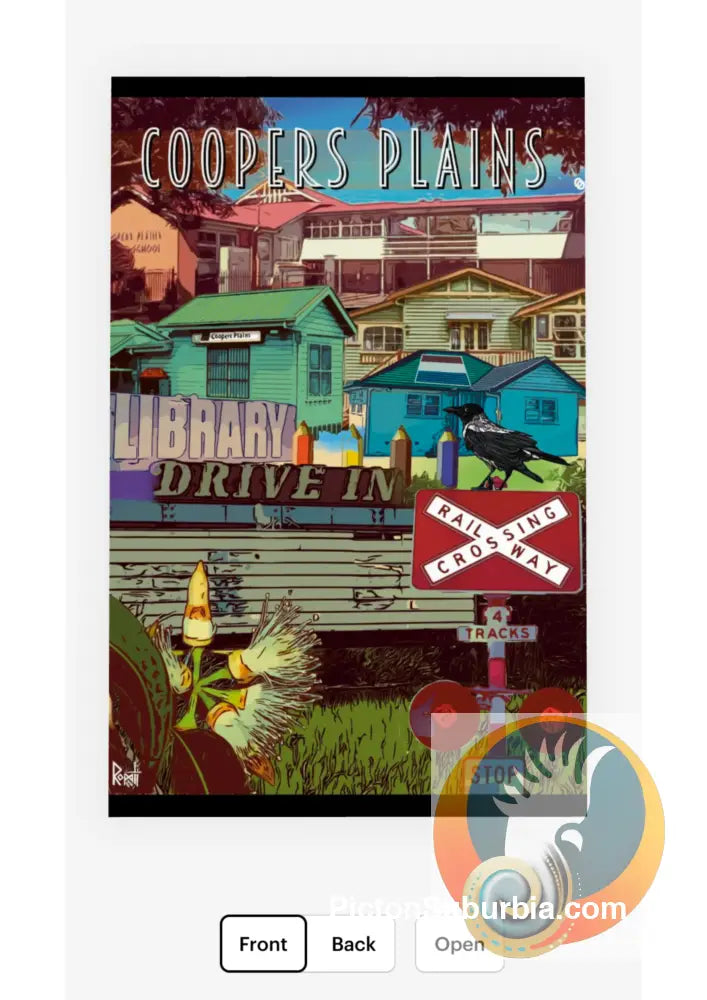 Coopers Plains- Greeting card Pack / Set of 5 - Physical good