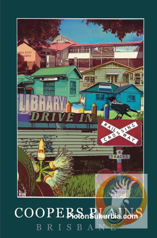 Coopers Plains: Art Print - Physical good