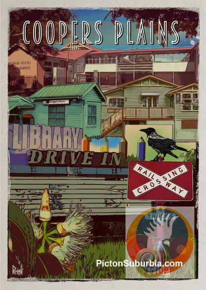 Coopers Plains Suburb Postcard / Set of 5/ A6 or A5 / Postcard