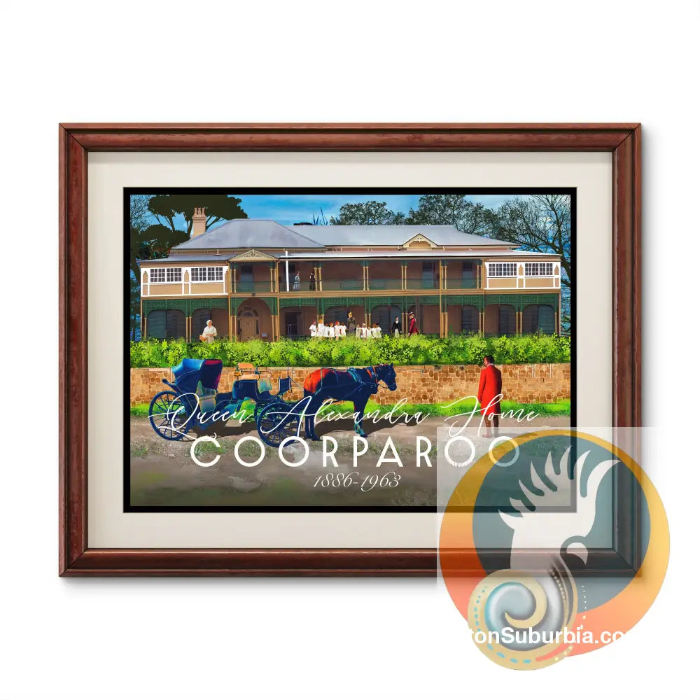 Coorparoo: Queen Alexandra House: Art Print - Art Print