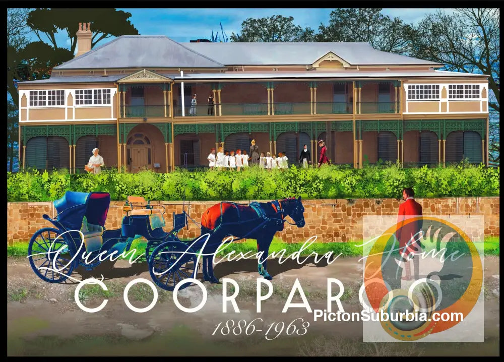 Coorparoo: Queen Alexandra House: Art Print - A4 - Art Print