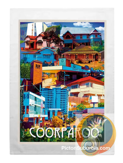 Coorparoo Suburb: Tea Towel - Tea Towel