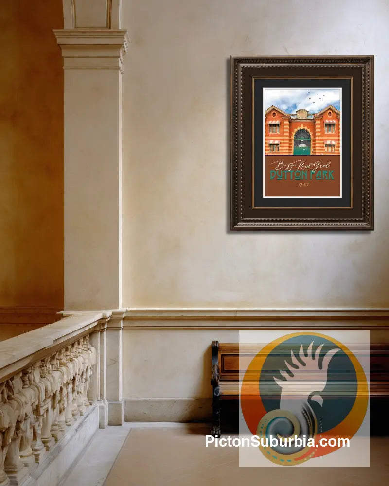 Dutton Park: Boggo Road Gaol “Brisbane Icons” Art print - Art Print