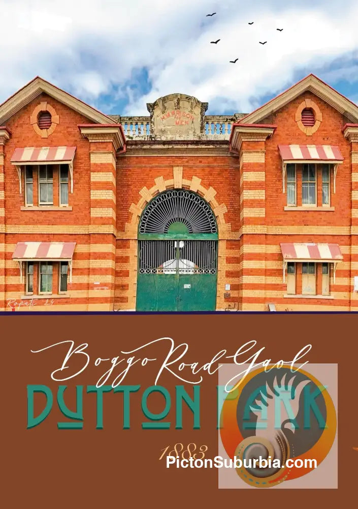 Dutton Park: Boggo Road Gaol “Brisbane Icons” Art print - A4 - Art Print