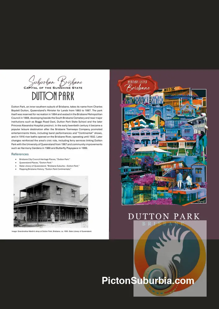 Dutton Park: Greeting Card Pack / Set of 5 - greeting Card