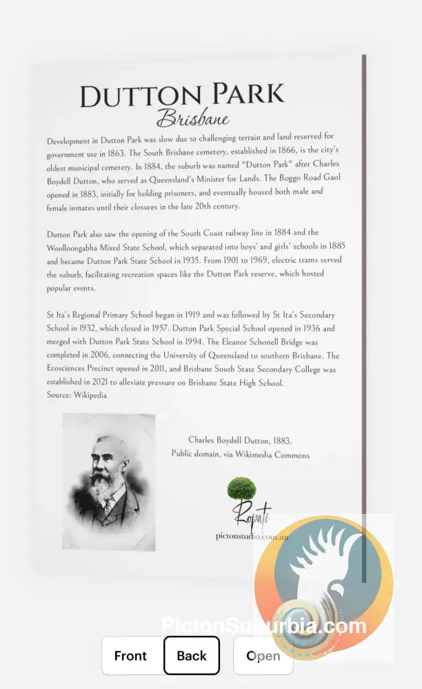 Dutton Park: Greeting Card Pack / Set of 5 - Physical good