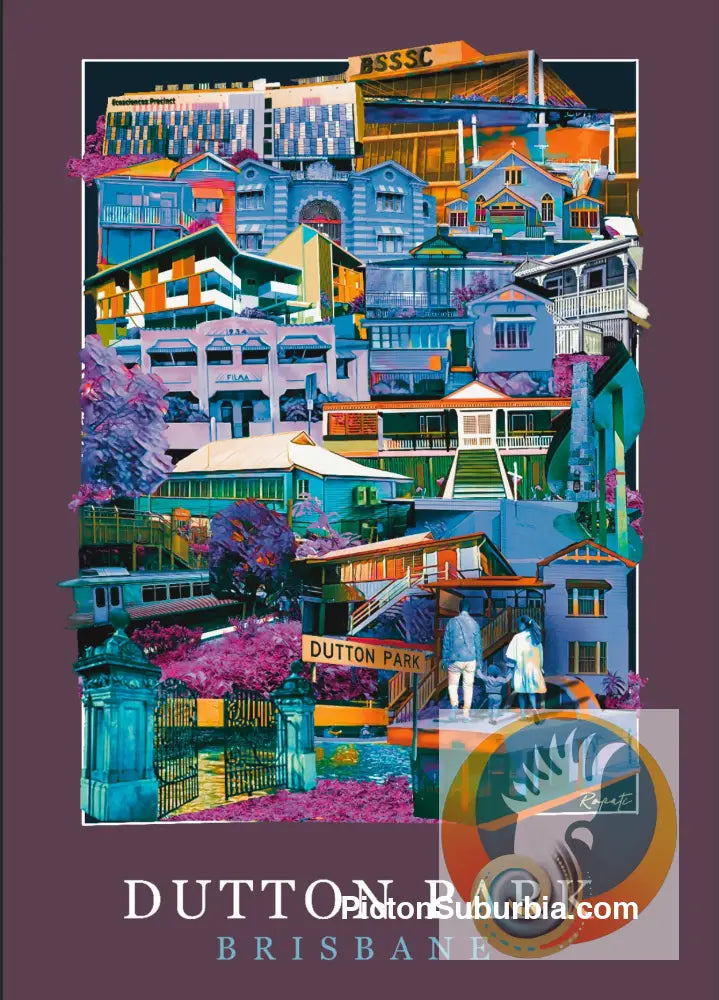 Dutton Park: Poster Print - A4 - Physical good