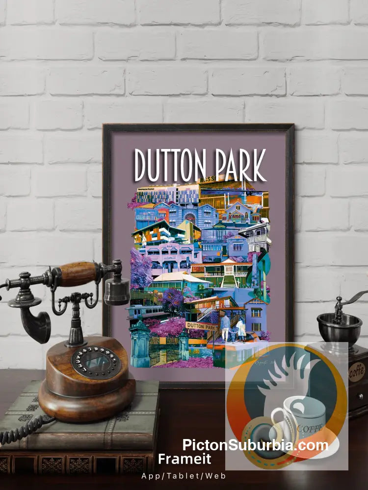 Dutton Park: Brisbane Suburbia -Art print - Physical good