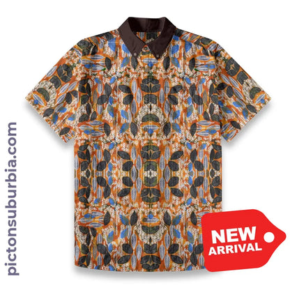 All-Over Print Men’s Breathable Shirt|140GSM Slub Cotton