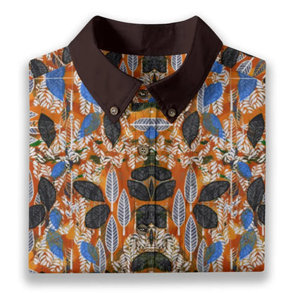 All-Over Print Men’s Breathable Shirt|140GSM Slub Cotton