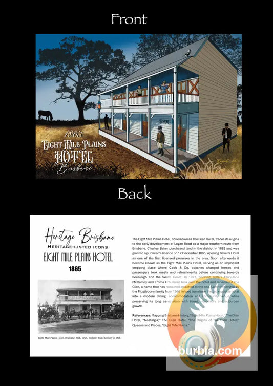 Eight Mile Plains Hotel: Greeting Card Pack / Set of 5 - Physical good