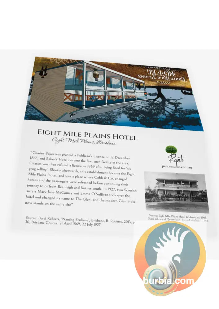 Eight Mile Plains Hotel: Greeting Card Pack / Set of 5 - Physical good