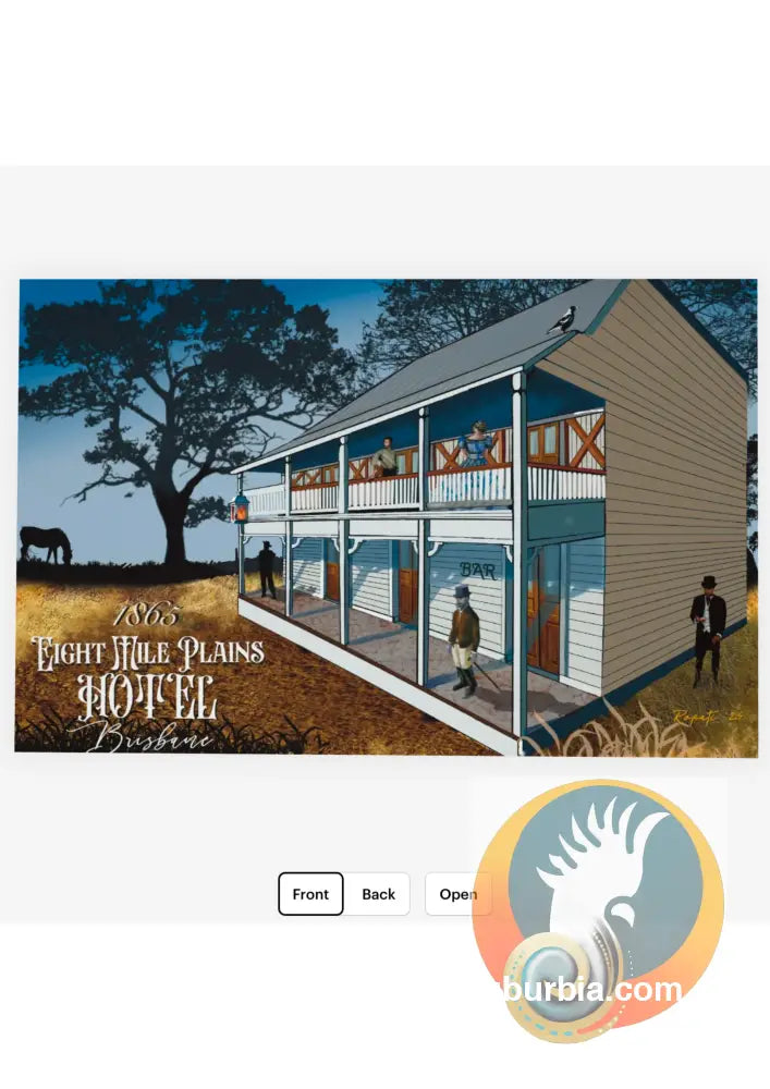 Eight Mile Plains Hotel: Greeting Card Pack / Set of 5 - Physical good