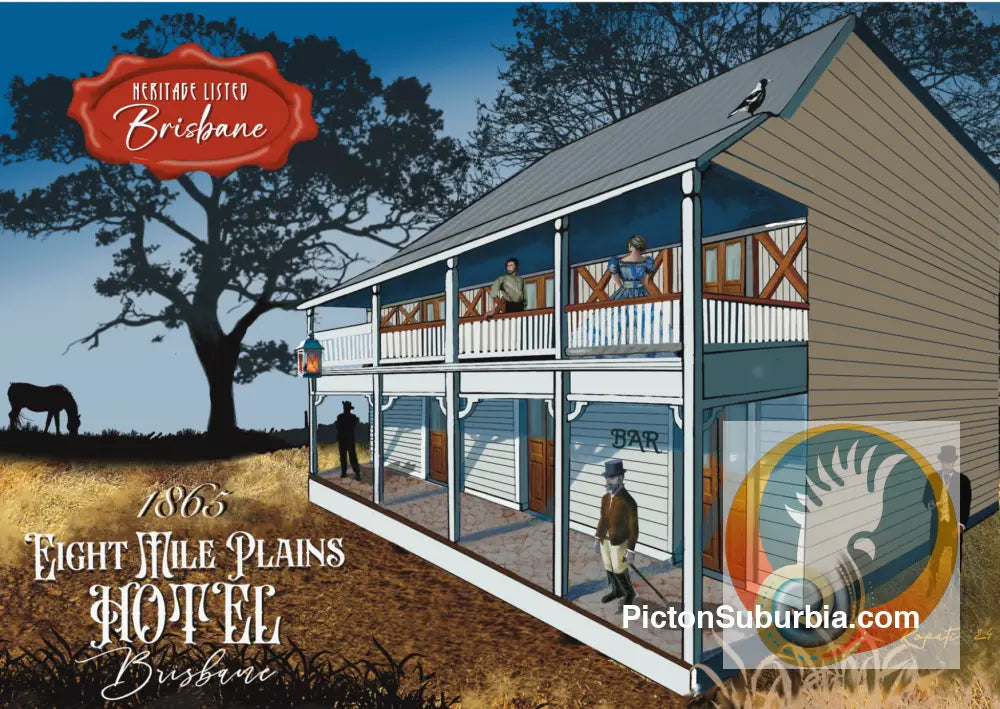 Eight Mile Plains Hotel: Eight Mile Plains - Postcard Pack / Set of 5 / A6 or A5 / Physical good