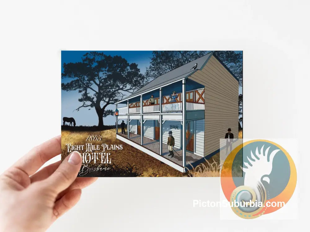 Eight Mile Plains: Eight Mile Plains Hotel Postcard Pack / Set of 5 / A6 or A5 / Physical good