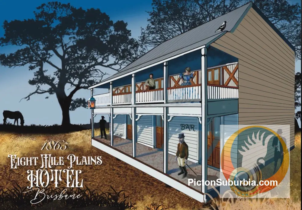 Eight Mile Plains: Eight Mile Plains Hotel Postcard Pack / Set of 5 / A6 or A5 / A6 Standard - Physical good