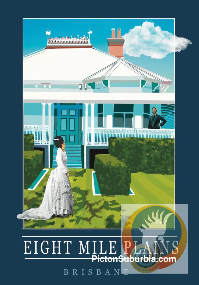 Eight Mile Plains: Hughesville Art print - Physical good