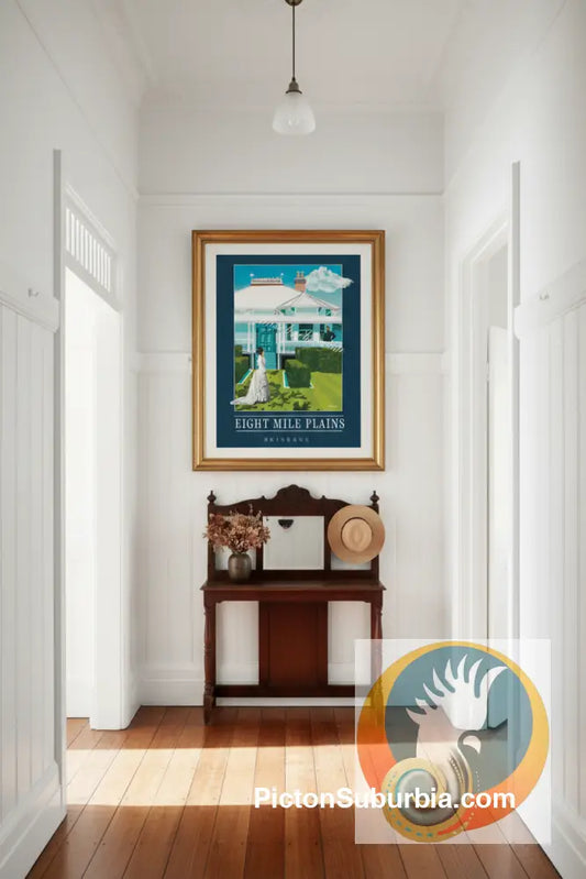 Eight Mile Plains: Hughesville Art print - Physical good