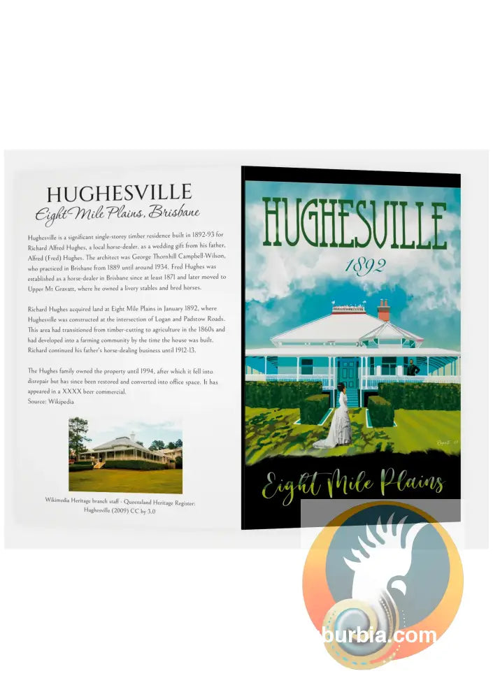 Eight Mile Plains Hughesville Greeting card Pack / Set of 5 - Physical good
