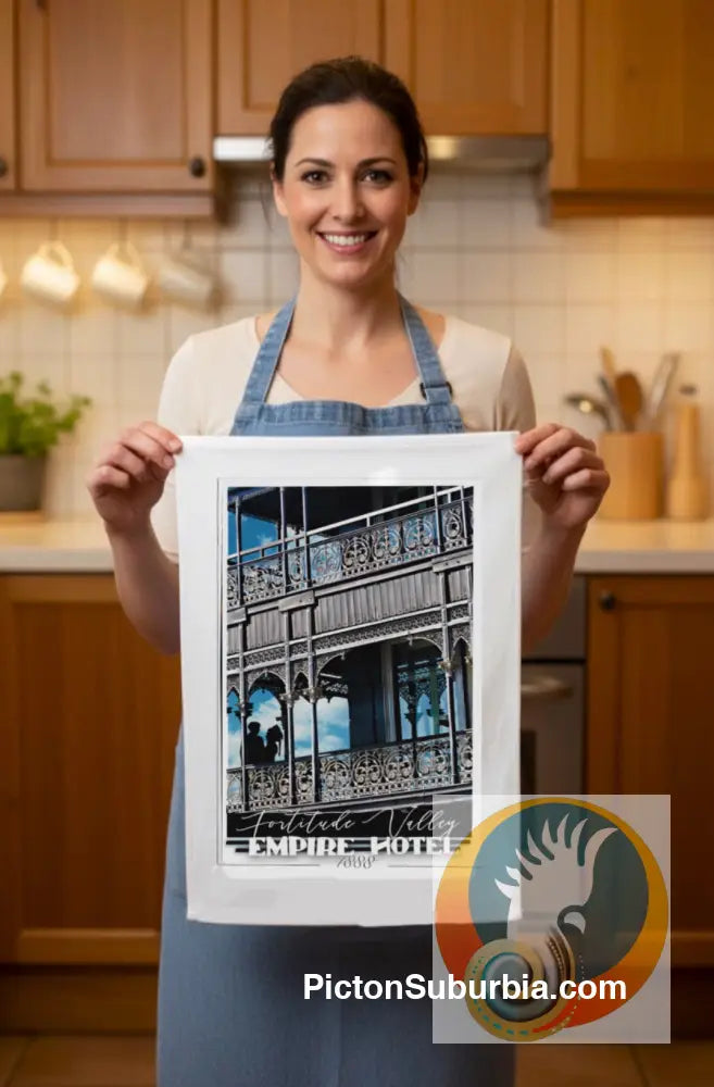 Empire Hotel: Fortified Valley - Tea Towel - Tea Towel