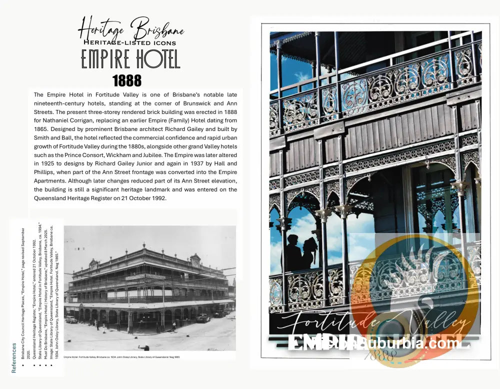 Empire Hotel: Fortitude Valley - Greeting Card Pack / Set of 5 - Physical good