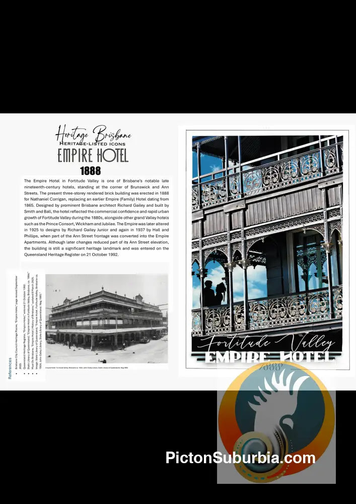 Empire Hotel: Fortitude Valley - Greeting Card Pack / Set of 5 - Physical good