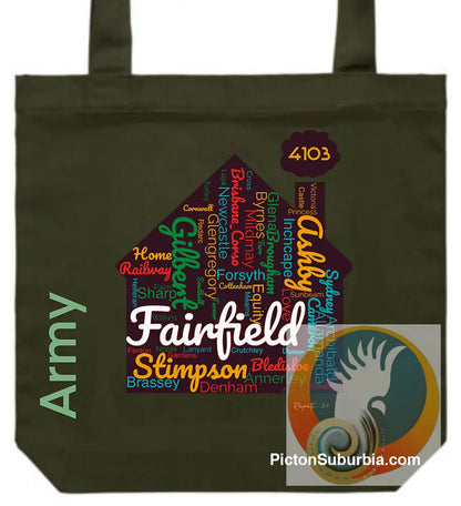 Fairfield “Streets” Tote - Army - ToteBag