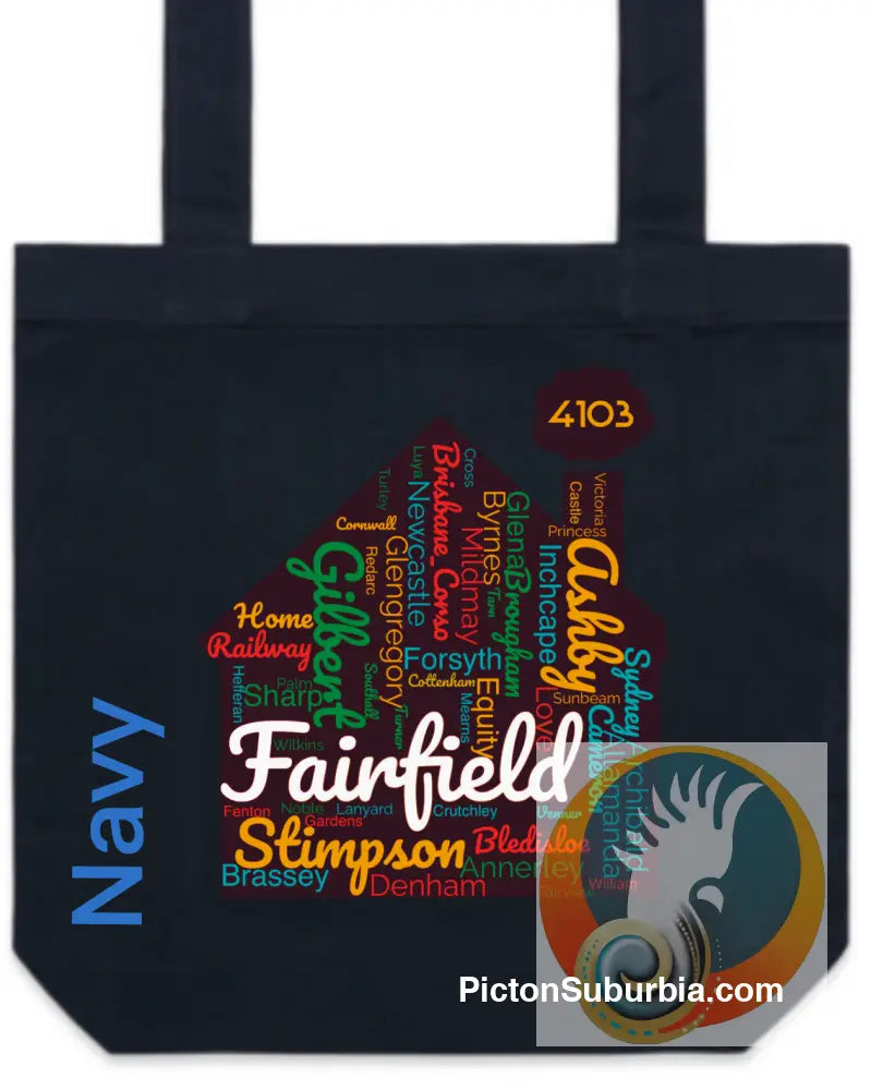 Fairfield “Streets” Tote - Navy - ToteBag
