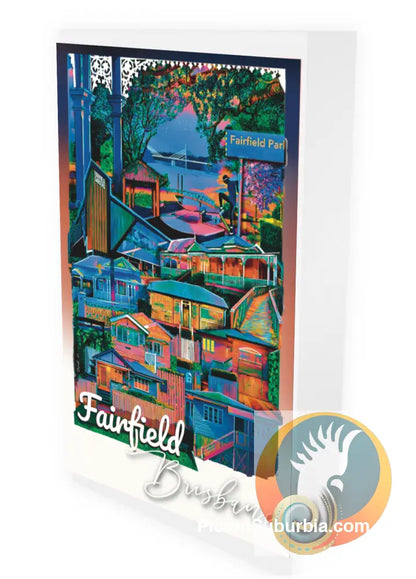 Fairfield Suburb: Greeting card Pack / Set of 5 - greeting Card