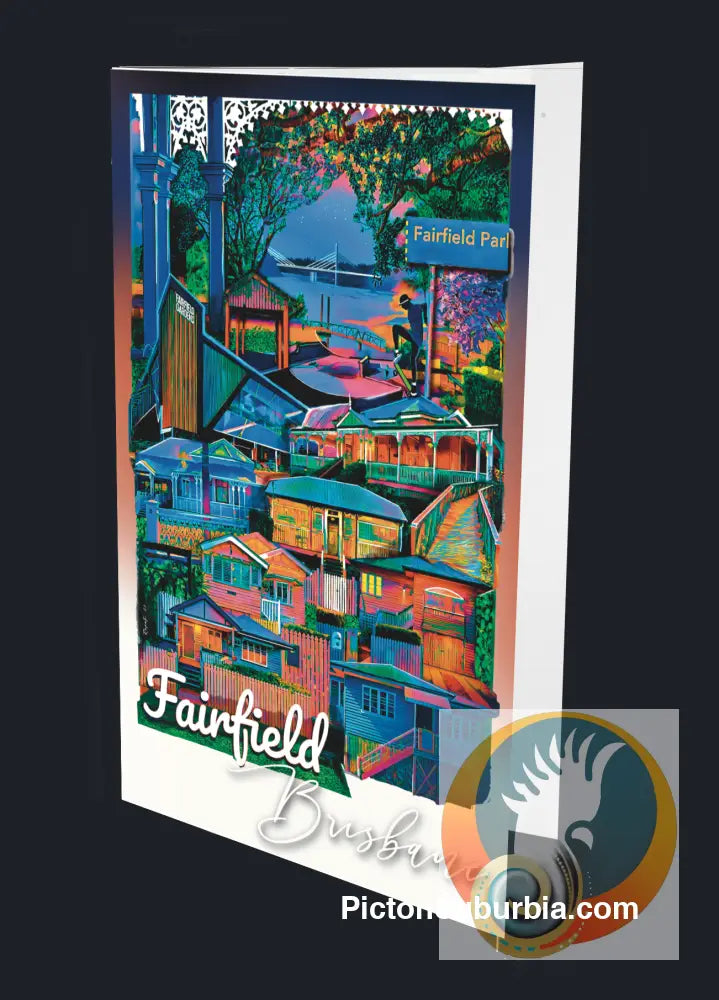 Fairfield Suburb: Greeting card Pack / Set of 5 - greeting Card