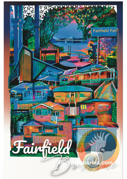 Fairfield Suburb: Greeting card Pack / Set of 5 - greeting Card
