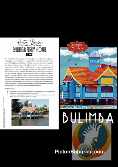 Ferry House: Bulimba - Greeting Card Pack / Set of 5 - greeting Card