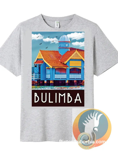 Bulimba: Bulimba Boat Jetty Tee - Marle Grey / M - T-shirt