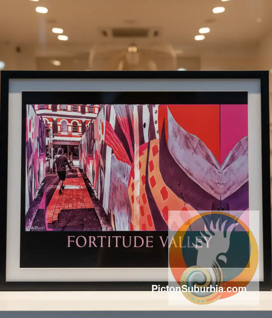 Fortitude Valley 11.00am Suburb Art print - Art Print